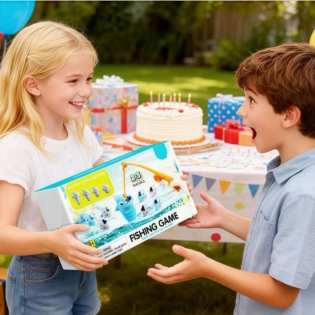 Children's Fishing Game Toy, Desktop Game, Parent Child Interaction, Hook Fishing, Puzzle And Stress Relief Toy