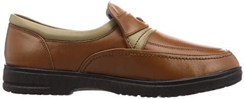 City Golf GF8502 Men's Lightweight Slip-On Casual Shoes, Camel, Size 26cm, 4E