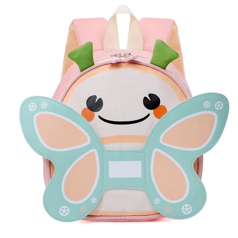 Adorable Cartoon Nylon Backpack For Toddlers Lightweight And Comfortable Design