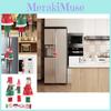 Adorable Snowman Plush Handle Covers For Microwave And Refrigerator Festive Decor