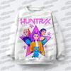 Kpop Demon Hunters Huntrix 2026 Mikina Pro Děti Podzim Zima Dlouhý Rukáv Pulovr Ležérní Oversize Dětské/Dospělé Vrcholy