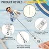 2d Acrylic Retractable Badge Reel with Male Doctor Design, Id Badge Holder for Nurses, Doctors, Medical Students, Rn and Lpn
