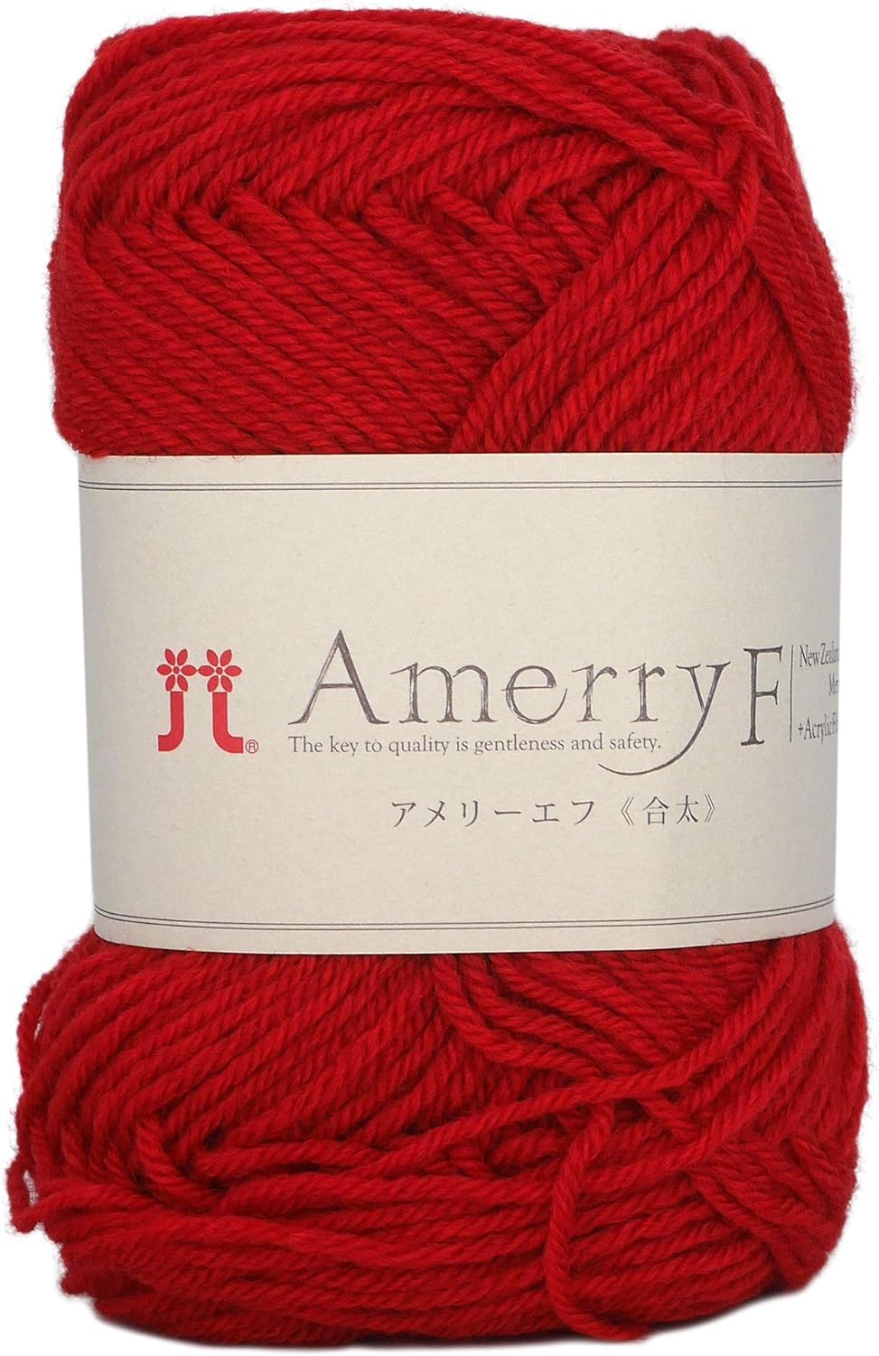 Hamanaka Amerie F Вес 508 30г Набор из 5 2458 Набор Шерстяная/Средняя Пряжа, Цвет. красный, (приблизительно. 130м), шары,