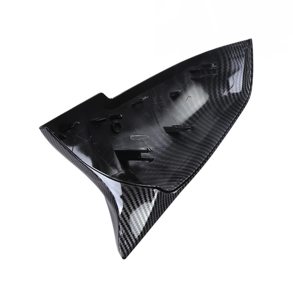 Carbon Fiber Look Rear View Mirror Cover For BMW F20 F21 F30 F31 F32 F34 F36 X1