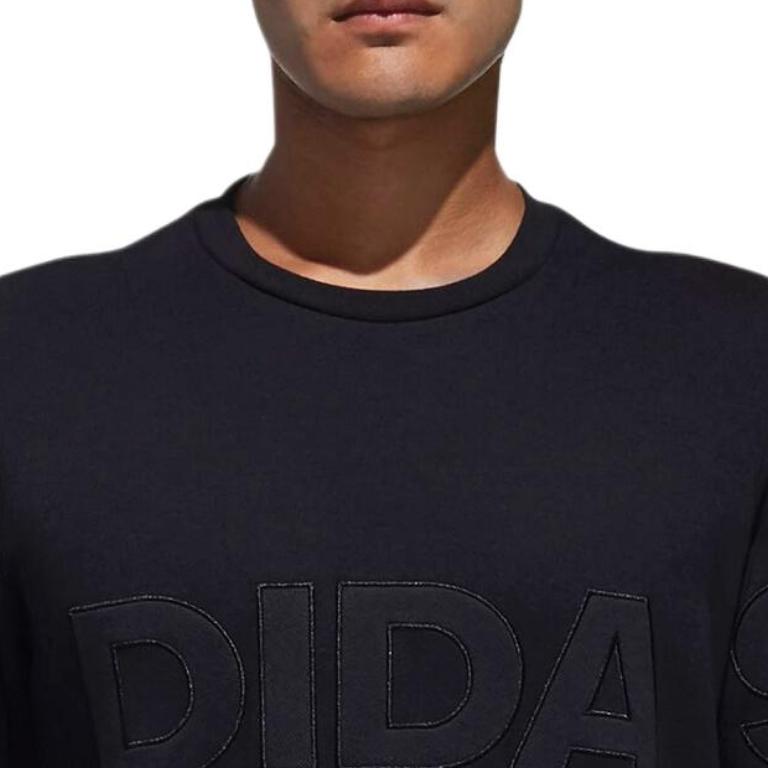 Adidas EI GFX CS Long Sleeve Crew Neck Sweatshirt Men Sweatshirt Black DT2479