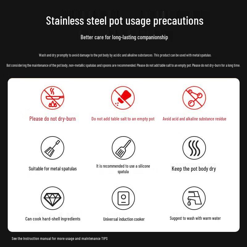 Chui Da Huang 32cm 316 Stainless Steel Double Honeycomb Wok