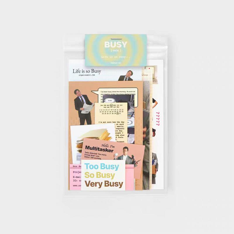 Nordic Style Retro Journal Collage Sticker Pack - Korean OAB Decorative Stickers