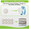 8pcs 8cm Wool Dryer Balls Natural Fabric Softener Reusable Antistatic  Softener Laundry Ball Home Washing Machine Accessories