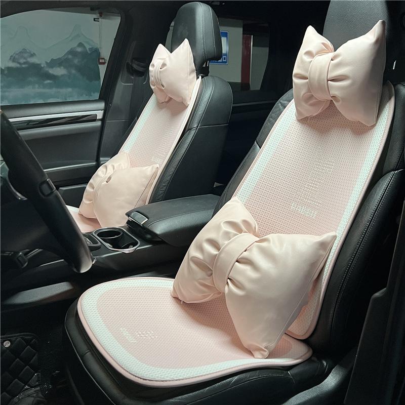 Summer Cartoon Car Seat Cushion Cute Honeycomb Summer Cool Breathable Anti-slip Car Seat Cushion