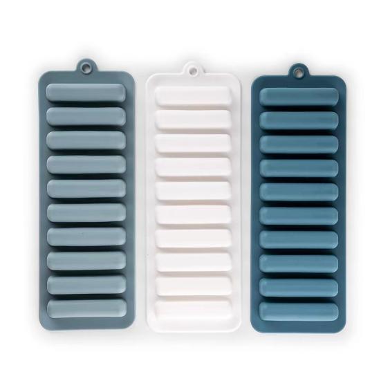 Silikonová forma na čokoládu, tácek na led, objem 20 ml, snadné uvolnění s otvorem pro zavěšení, domácí pastelka