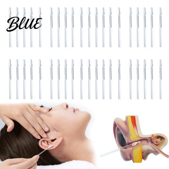 Comfortable Ear Cleaning Stick 24Pcs Sticky Wax Remover with Soft Silicone Tip Reusable Flexible Canal Swab Swabs for Adults Kids Safe Earwax Cleaner