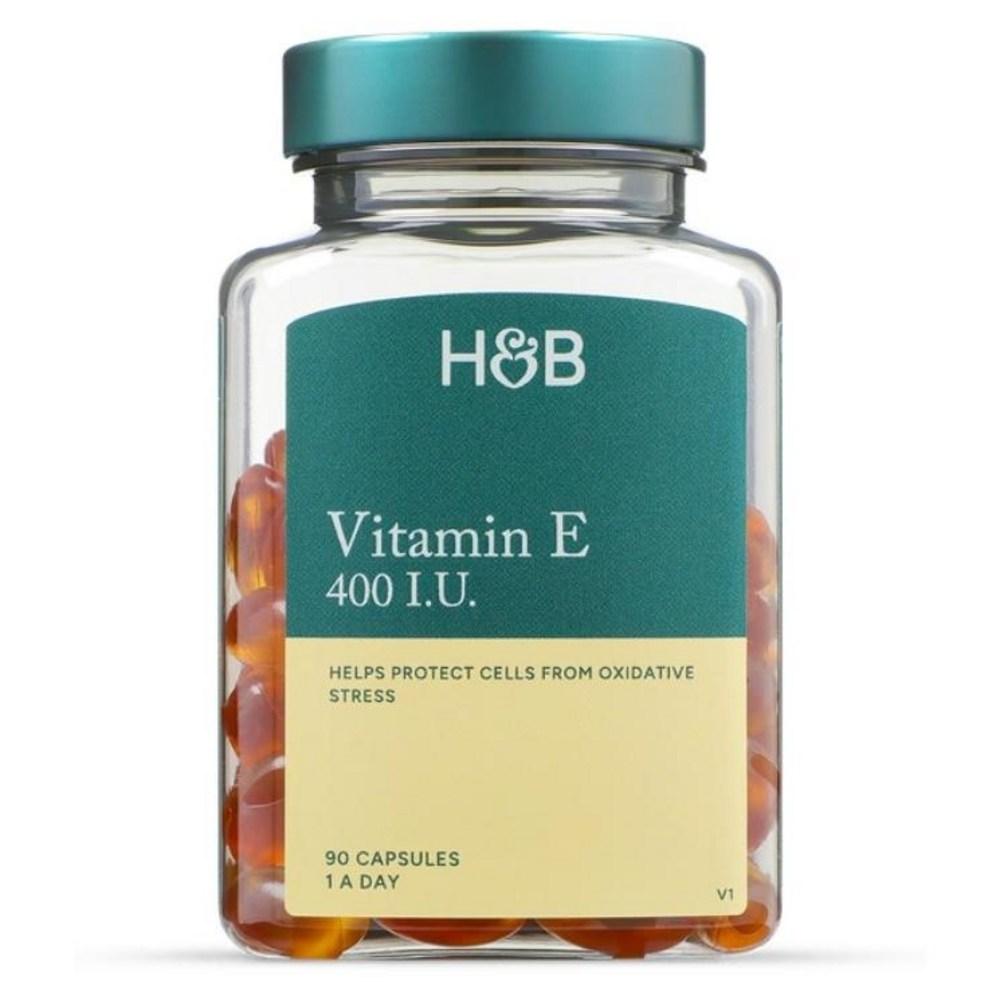 Holland & Barrett Vitamin E 400 IU Softgels & E 1 pcs 90 Tablets