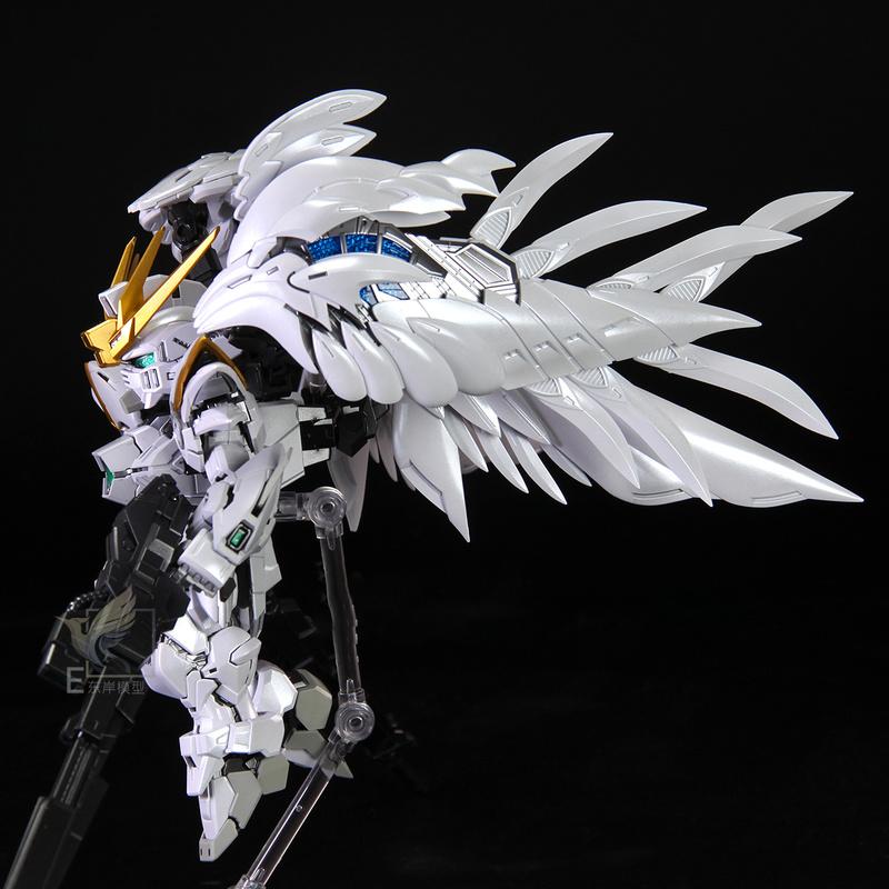 Anime MGSD XXXG00W0 Zero EW Series Garage Kit Peripheral Manual Assembly Action Figure Movable Mecha Model Desktop Ornament Gift