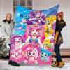1pc Catch Teenieping Magic Sweethear6 Theme Blanket - Digital Print, Polyester, Cozy for All Seasons, Perfect for Outdoor, and Travel