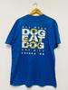 Vintage 90er Jahre Hund frisst Hund : All Boro King 1994 Hardcore Punk Musik T-Shirt / Straight Edge / Musik / Tour / Punk / Streetwear / Blau / L