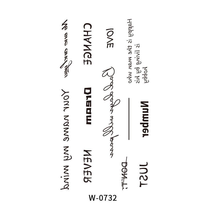 Cartoon Tattoo Sticker Disposable Tattoo Sticker Ins Waterproof Tattoo Sticker Tattoo