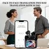 AI Translation Bluetooth V 5.4 Interactive Screen ANC Noise-cancelling Wireless Headphones Are Suitable for Office Sports