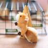 Fluffy Squirrel Plush Keychain Adorable Big Tail Stuffed Toy For Bags And Keys