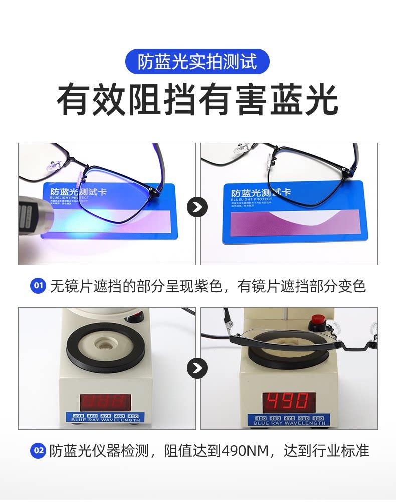 Reading glasses men's high definition ultra-light anti-blue light anti-fatigue elderly reading glasses women middle-aged and elderly high-end young