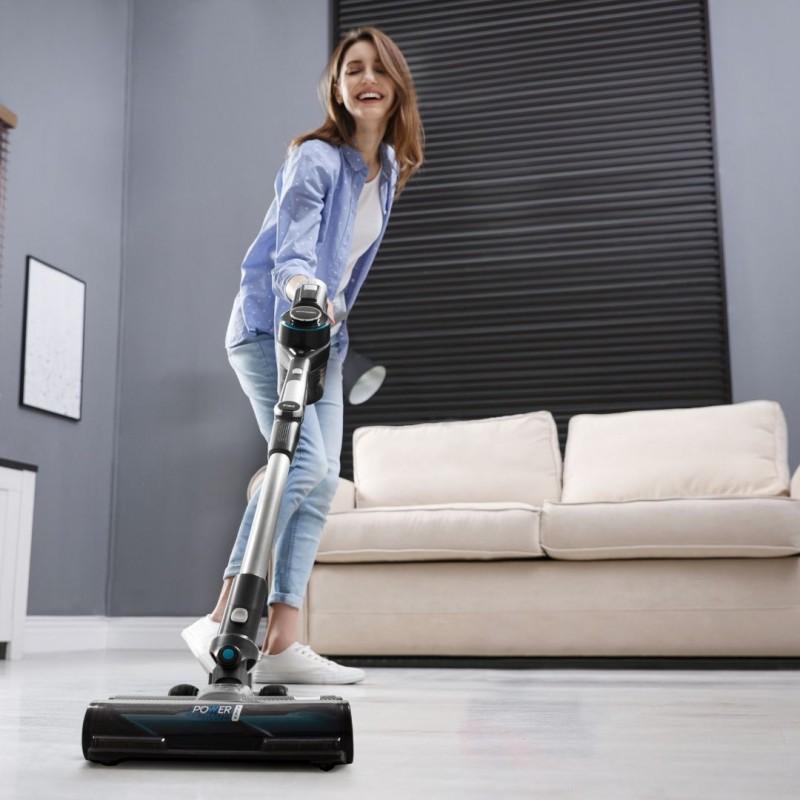 Schneider - Scvc23400fb - Aspirateur Sans Fil 400w 140aw - Tube Flexible Et Pliable - Base De Charge