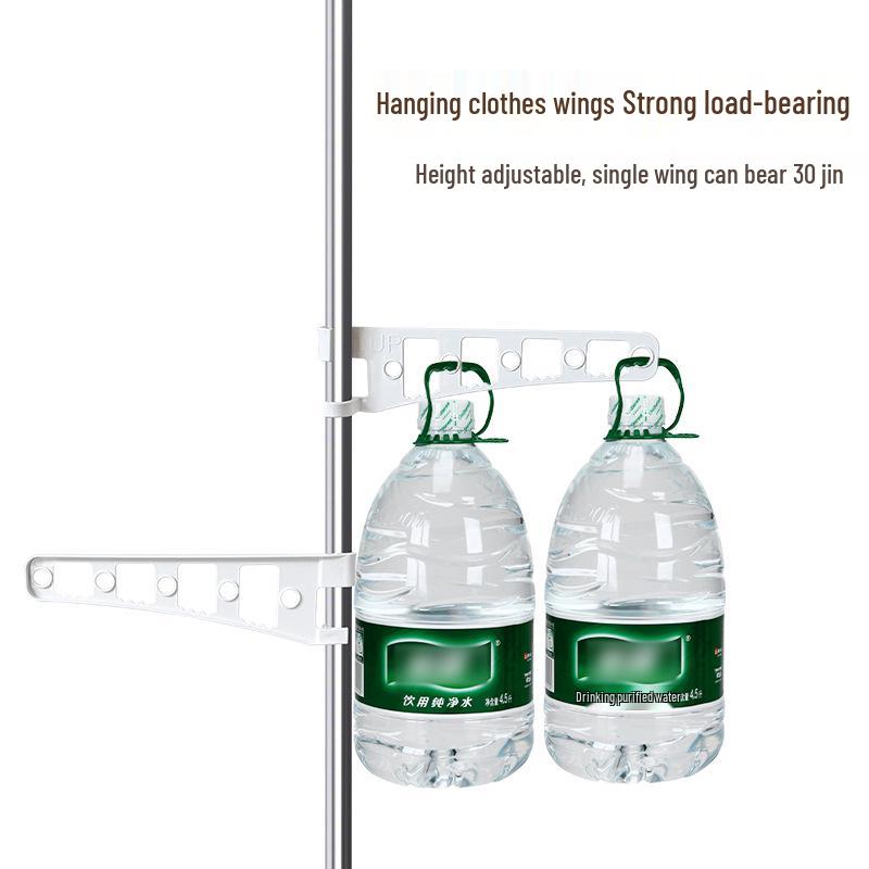Indoor Retractable Floor-to-Ceiling Clothes Rack for Bedroom and Balcony