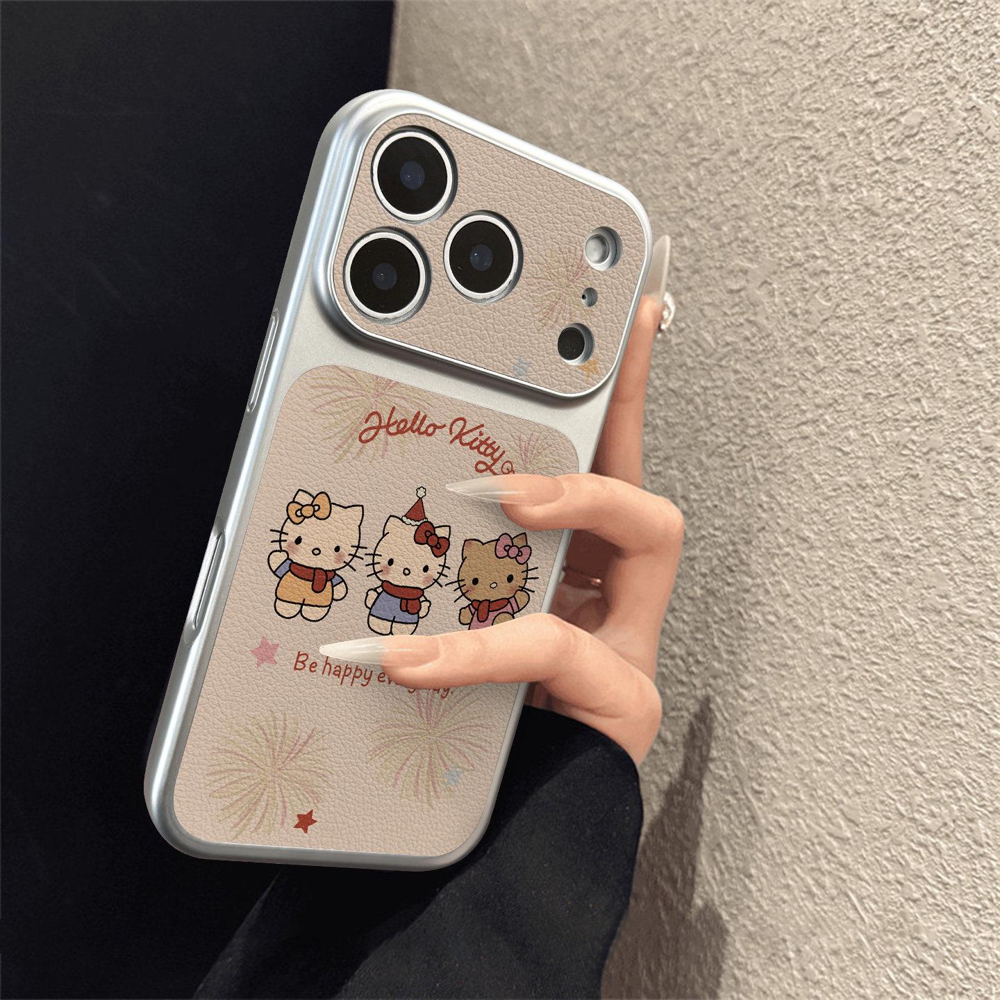 

Hello Kitty Fireworks Drop-Proof Case for iPhone 14 Pro, 15 Pro Max, 16 Pro, and 17 Pro Max 17 Air