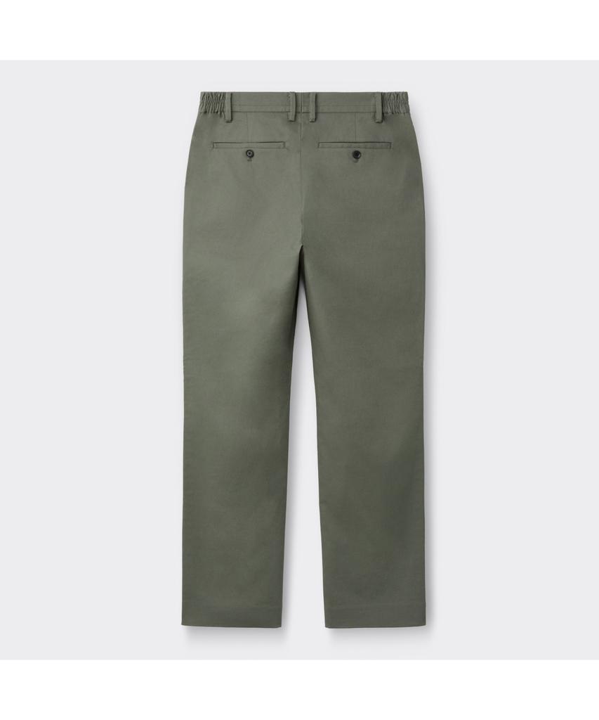 Keoseuuteommellou Khaki Regular Fit Cotton Pants C9Pam26102Khx