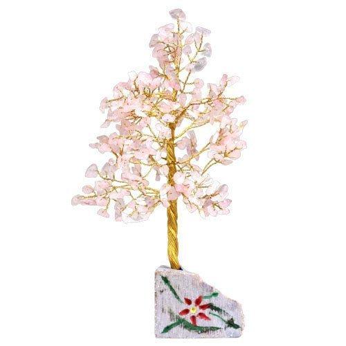 Rose Quartz Crystal Tree, 320 Gemstones