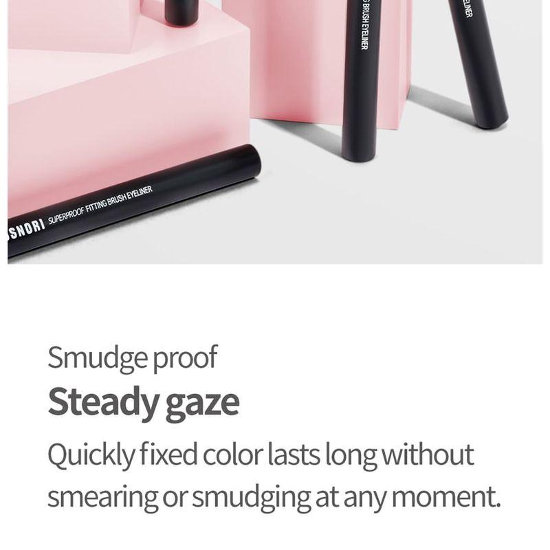 Cosnori Superproof Fitting Brush Eyeliner - 3 Colors