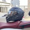 Motorcycle Helmet Full Helmet Can Be Equipped with Bluetooth Headset Men's Four-season Electric Bicycle Riding Helmet
