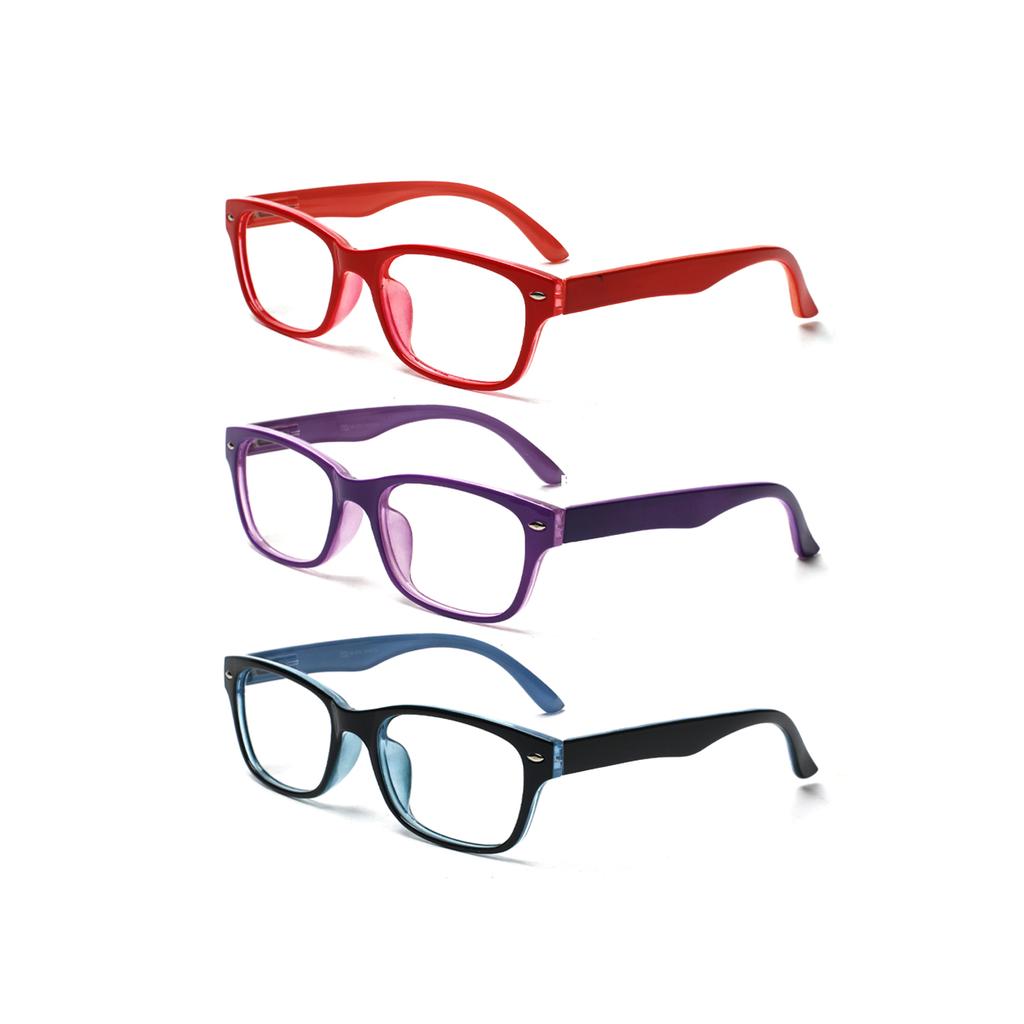 TUREZING Reading Glasses for Women Retro Anti Blue Light Anti Fatigue HD Prescription Eyewear