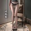 360 Sexy Aurora Stockings, Polka Dot Black Silk Seamless Grease Pantyhose, Women's Dot Black Silk