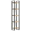 Bookshelf 5 Shelves 40 X 30 X 180 Cm Solid Mango Wood