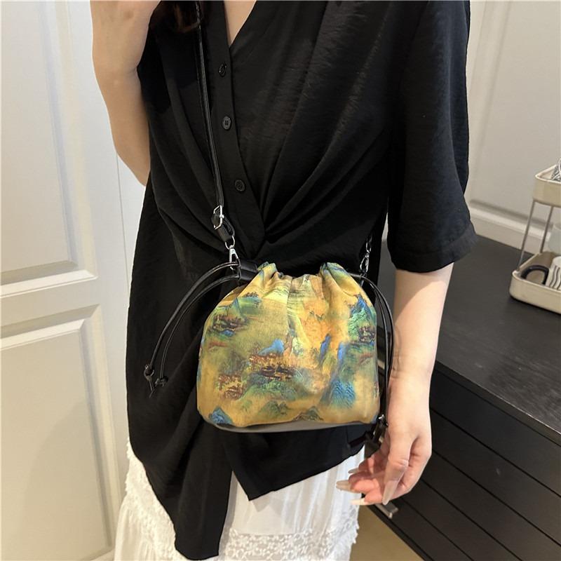 Beautiful Casual Bucket Bag High Value Temperament Versatile Shoulder Messenger Bag Tote Bag Women