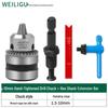 Electric Hammer Drill & Ratchet Wrench with Self-Locking Metal Chuck (0.8-16mm) and Air Impact Conversion Chuck