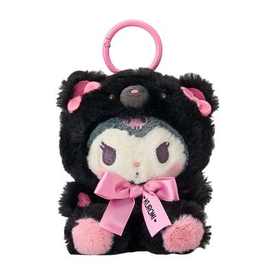 Mascot Holder (Black Animals) Kuromi with Carabiner 387096