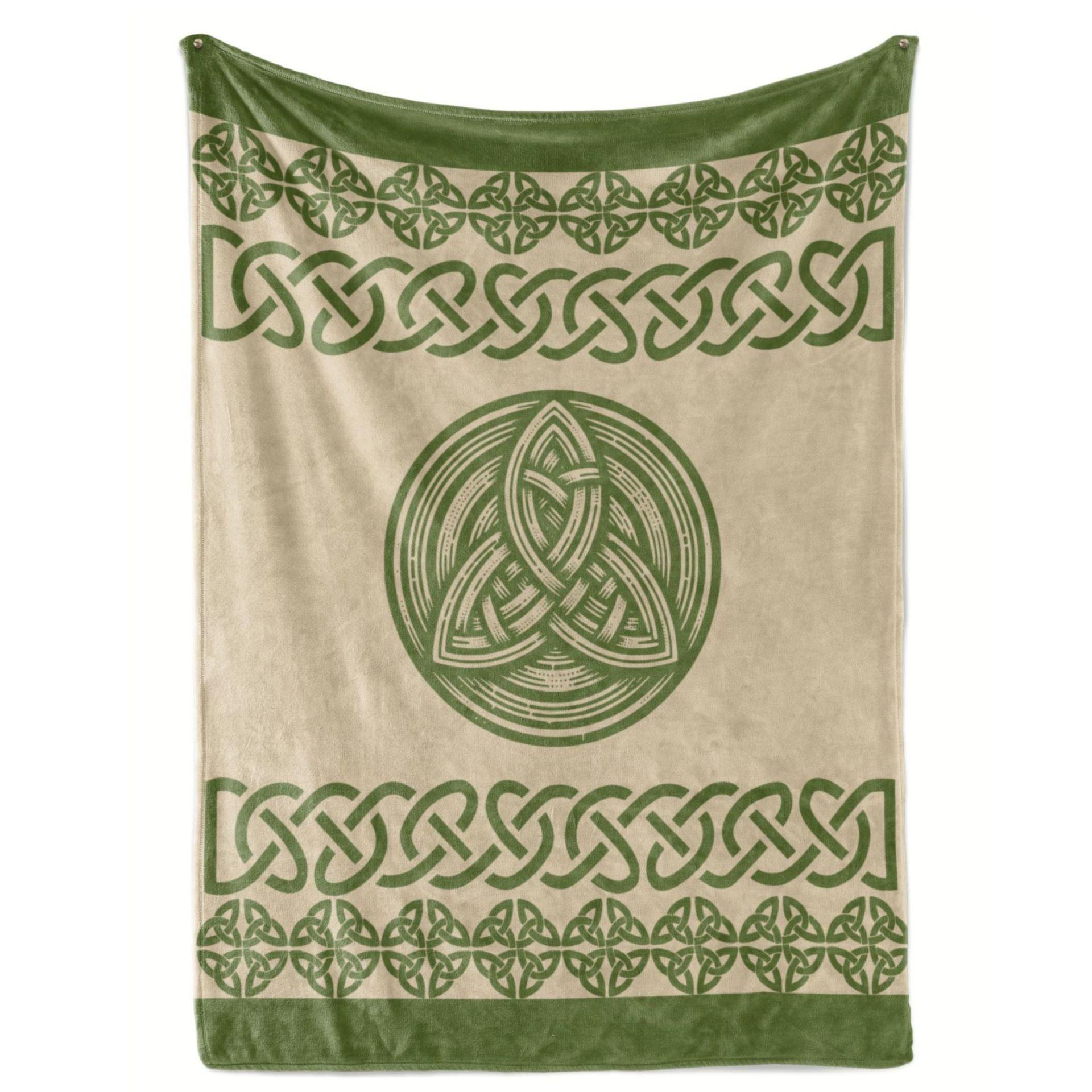

Three-leaf clover pattern digital-printed polyester Bedroom velvet flannel soft sofa cover blanket Fleece soft cover blankets 75x90cm