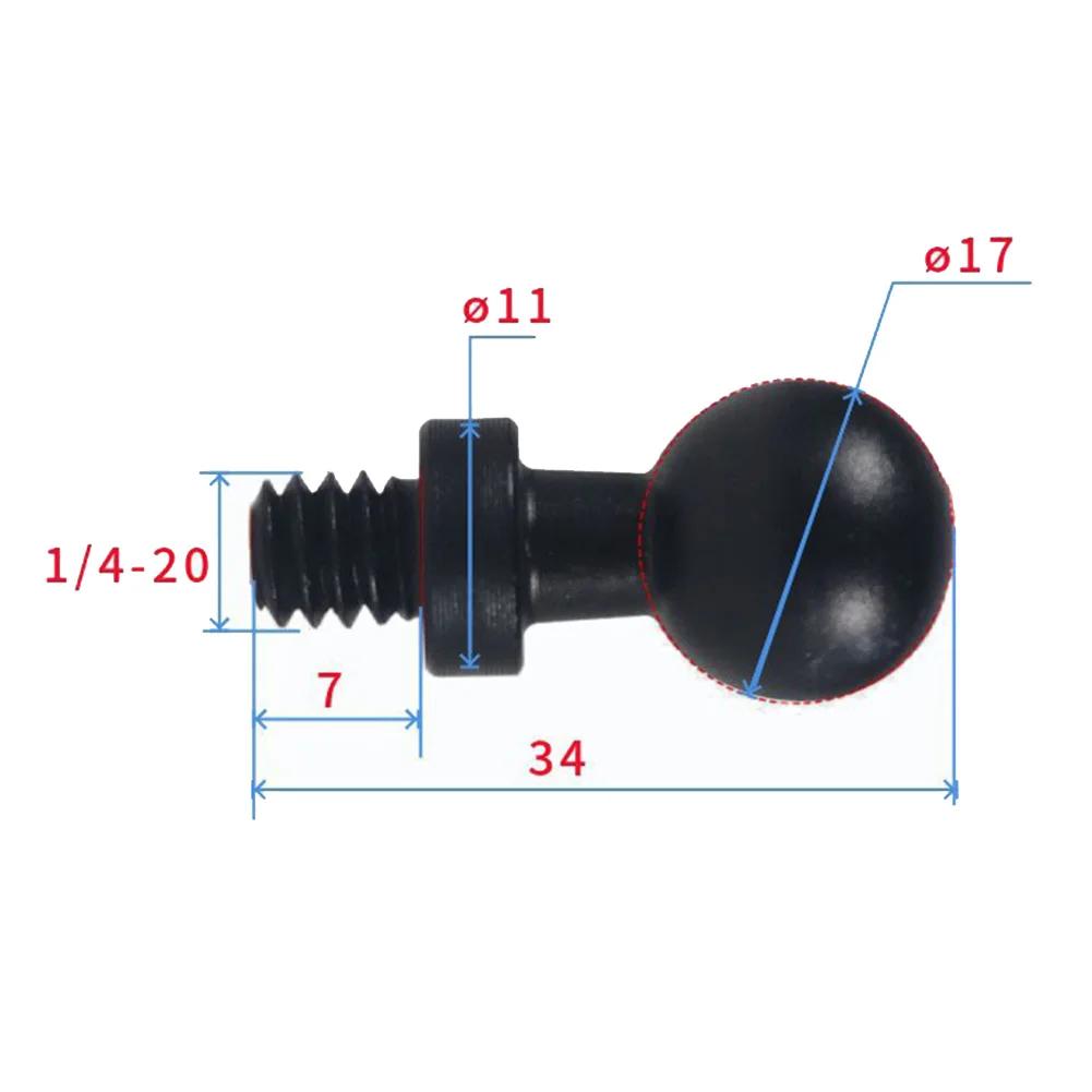 Robust Aluminum Alloy 14 20 Ball Head Screw For Photography Compatible With Major Camera Brands And Accessories