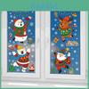Christmas Party Window Decorations Pvc Static Sticker Arctic Bear Style For Seasonal Festivities