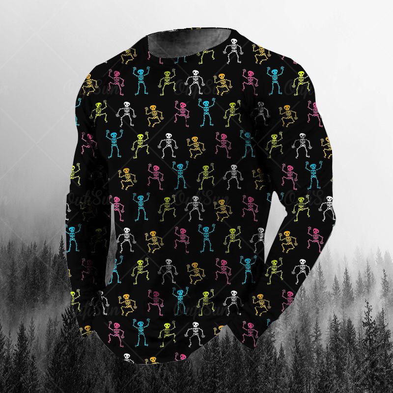 

2025 Футболка Европейский и американский хип-хоп Серия с полной печатью Цифровая 3D-печать Мужская уличная футболка с длинным рукавом и круглым вырезом Топ 5XL