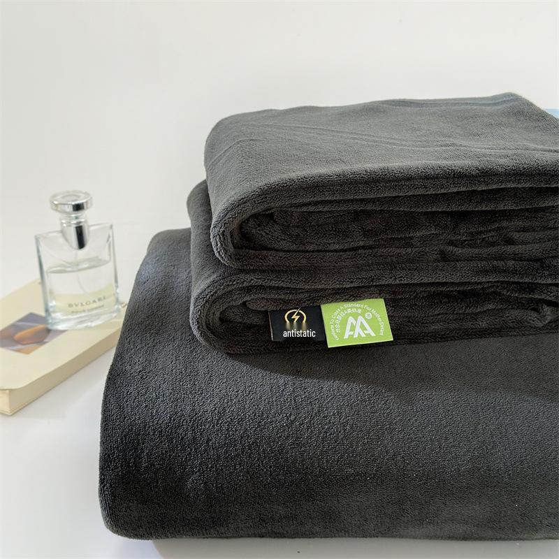 

Class A Coral Velvet Flannel Plush Bed Sheet Blanket - Single Piece for Winter Dormitory. 48*74cm Pillowcase Pair
