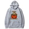 Halloween Autumn Winter Happy Halloween Printed Hoodie Men's Fashion Warm Sweatshirt Casual Street Wear Warm Hoodie