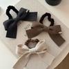 Retro Simple Knitted Bow Hair Scrunchies for Women Temperament Hair Rope Girl Tie Mawei Rubber Band Fashion Hair Accessories New
