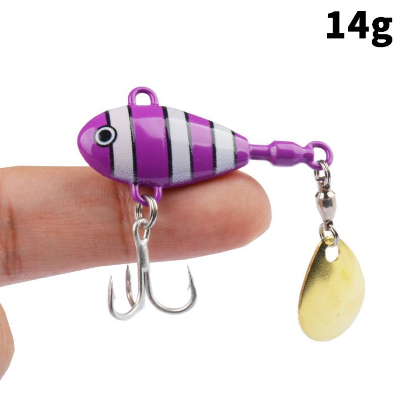 Durable 3D Printed Zinc Alloy Fishing Lures With 360 Degree Rotating Glitter Perfect For Freshwater Saltwater Fishing