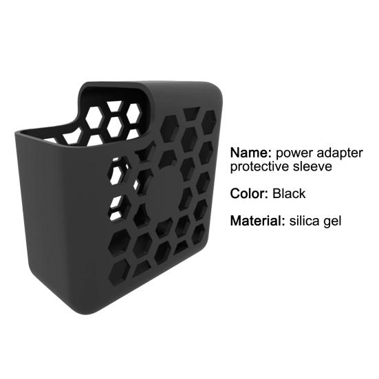 Protective Case Soft Laptop Charger Adapter Silicone Dustproof Cover Protector for MacBook Air/Pro/Touch