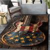 1Pc Guitar Print Rug - home decoration Carpet For Living Room Bedroom Flooring Computer Chair Area Rug