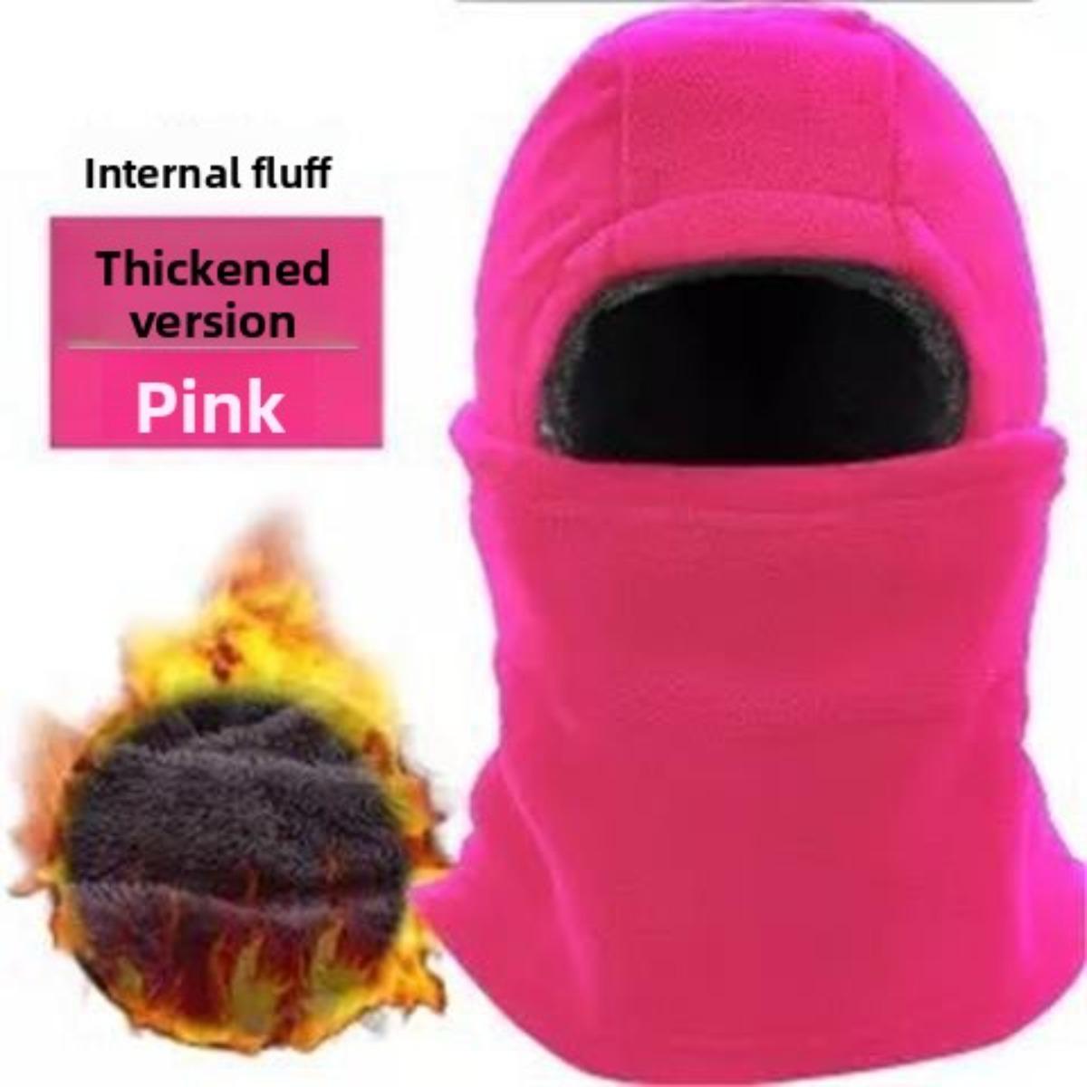 

Уличная флисовая шапка, Зимняя теплая спортивная шапка для лыж, Теплый головной убор, Маска для лица, Шарф, Ветрозащитная шапка для велоспорта, Шапка для защиты лица 50-58cm