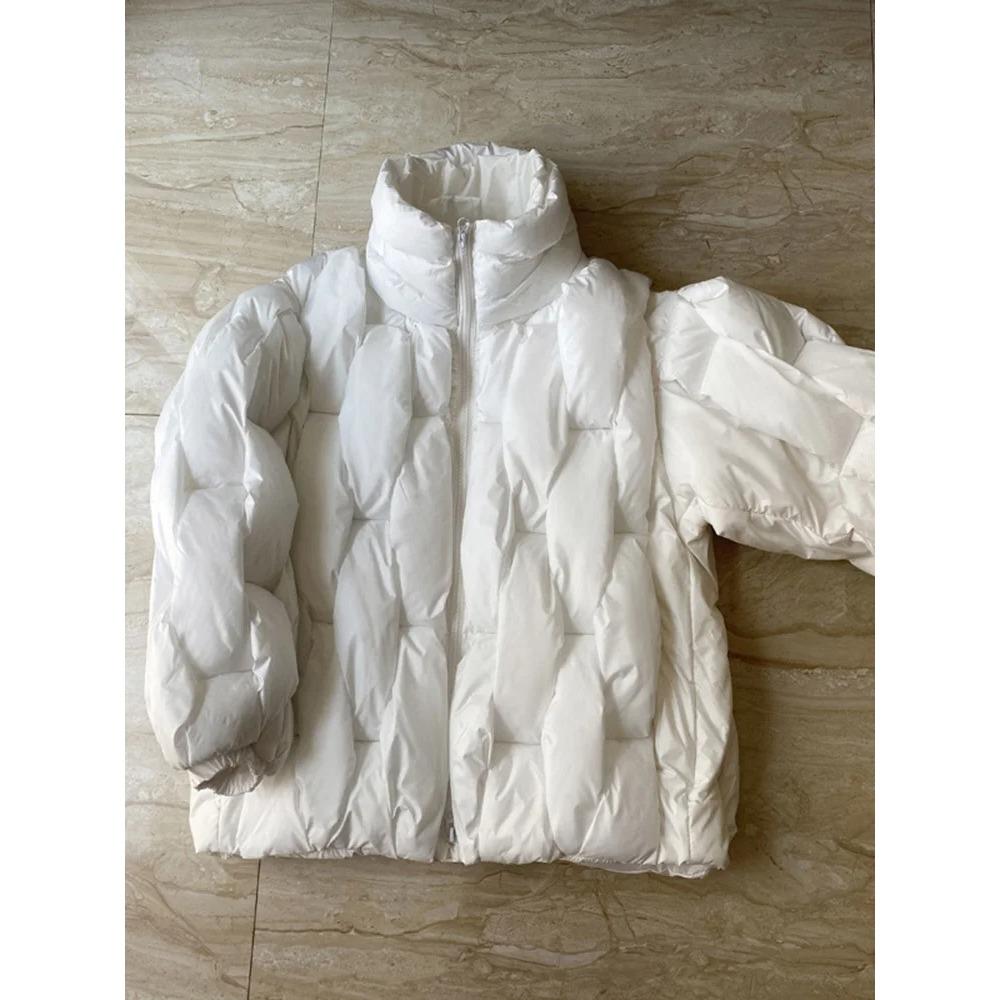 

Коричневе Товсте Великого Розміру Збереження Тепла Бавовняне Пальто З Довгим Рукавом Жіночі Парки Мода Тренд Осінь Зима XL бежевий