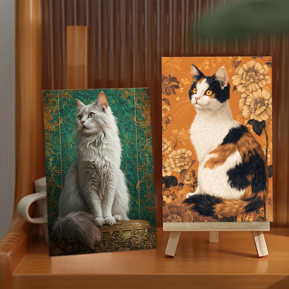 32pcs, Cat Collection Postcards, Birthday/Anniversary Gifts, Collectibles, Suitable for Gift Giving, Can Be Mailed.