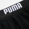 Puma Letter Logo Comfortable Elastic Waist Flat Angle Sports Training Swim Shorts Men Swim Shorts Black 100003230-200